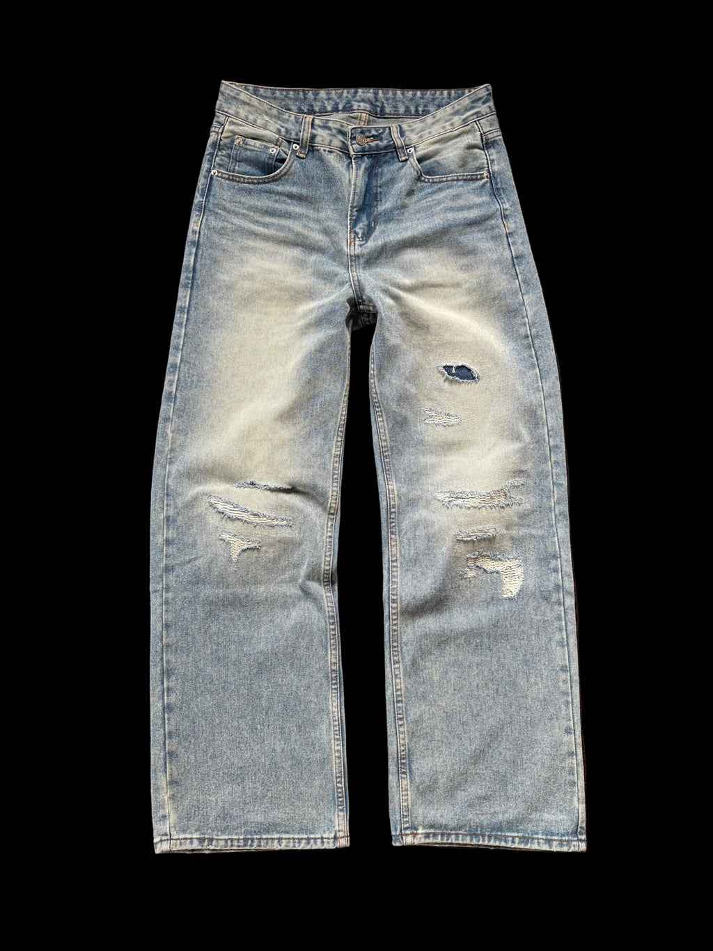 "repaired denim" Jeans (Straight)