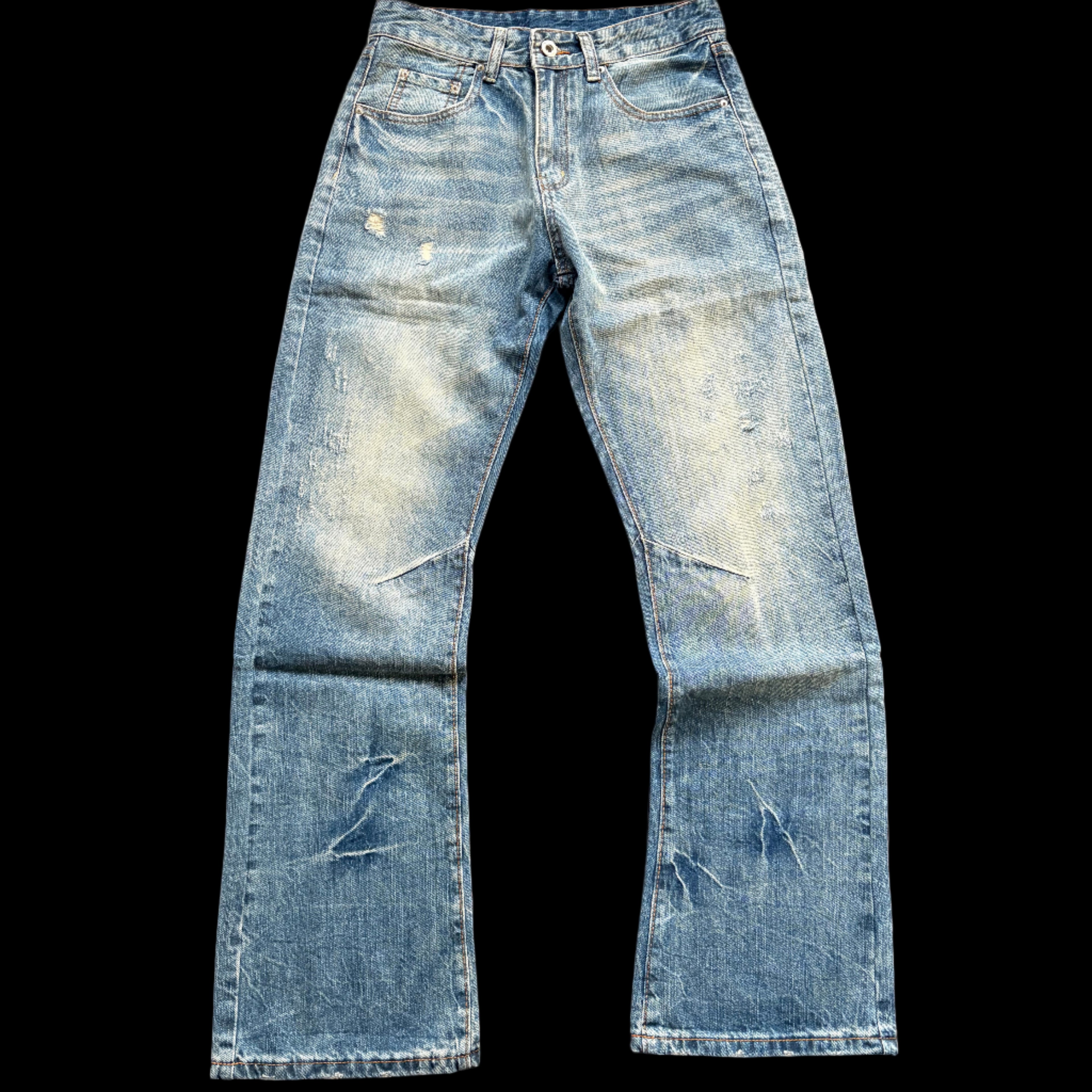 "Vintage Wash" Jeans (Straight/Loose)