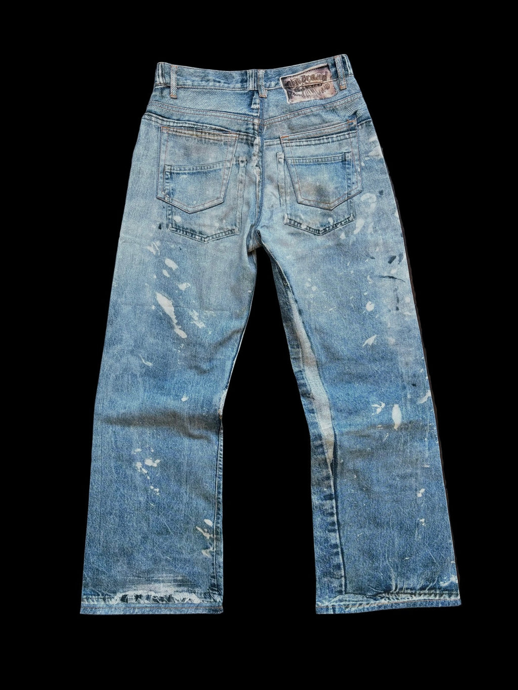 "Printed Denim" Jeans (Straight)