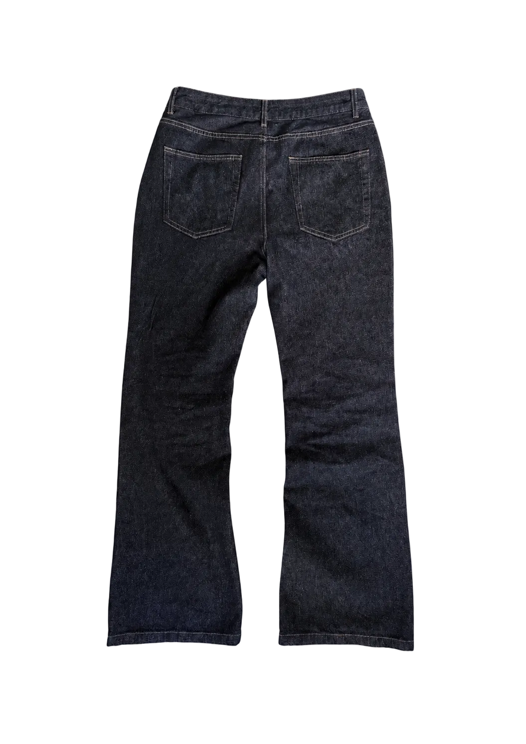 "Raw Wash" Flared jeans