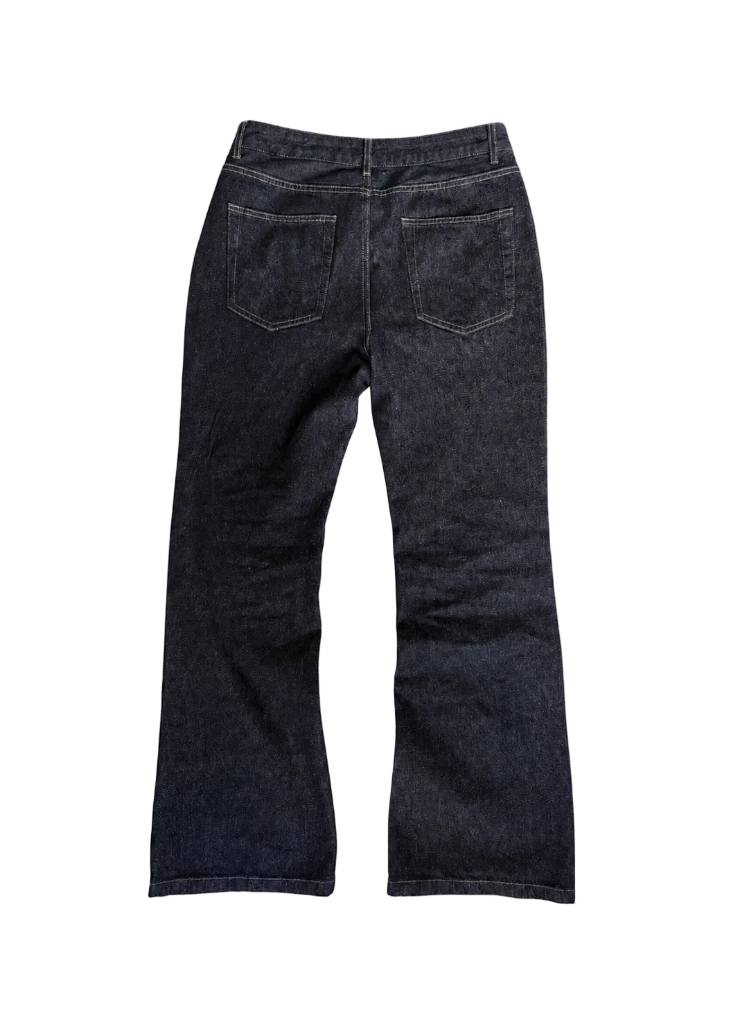 "Raw Wash" Flared jeans