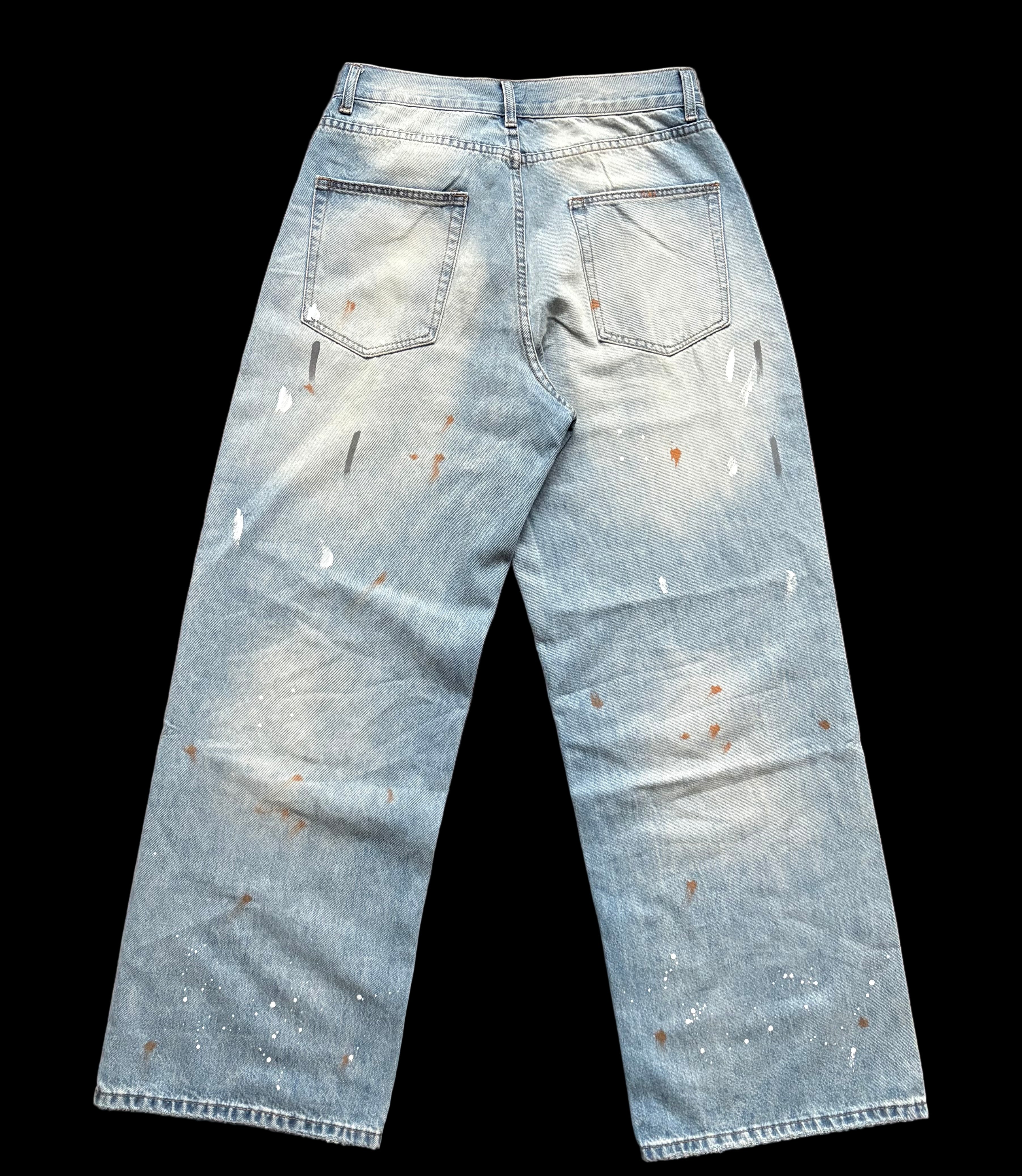 "splatter" Jeans (loose/baggy)